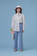 將圖片載入圖庫檢視器 Joan Trousers / Joan 熱愛甜點和動漫 復古質感直筒長褲 綠格子 藍色