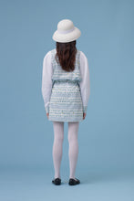 將圖片載入圖庫檢視器 Cath Skirt / Catherine喜歡復古口袋鈕釦短裙 藍花花 卡其