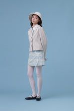 將圖片載入圖庫檢視器 Cath Skirt / Catherine喜歡復古口袋鈕釦短裙 藍花花 卡其