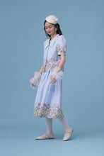 將圖片載入圖庫檢視器 Kim Skirt / Kim 是個骨感有笑眼的女生 印花復古綁帶長裙 蘭花