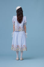 將圖片載入圖庫檢視器 Kim Skirt / Kim 是個骨感有笑眼的女生 印花復古綁帶長裙 蘭花