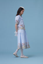 將圖片載入圖庫檢視器 Kim Skirt / Kim 是個骨感有笑眼的女生 印花復古綁帶長裙 蘭花