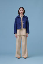 將圖片載入圖庫檢視器 Jessie Jacket / Jessie 是位好女孩 壓車線牛仔外套 白色 藏青