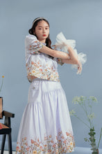 將圖片載入圖庫檢視器 Tiffany Blouse/ Tiffany早餐印花復古襯衫 蘭花