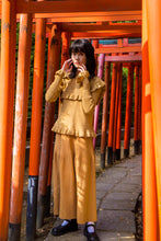 將圖片載入圖庫檢視器 Sunset Knit Skirt 針織花瓣圓裙夕陽紅