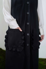 將圖片載入圖庫檢視器 Julia Vest Dress 西裝質感背心洋裝 黑色