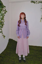 將圖片載入圖庫檢視器 Lisa Blouse 藍格子烏干紗長袖襯衫