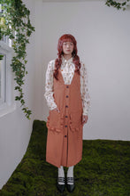 將圖片載入圖庫檢視器 Julia Vest Dress 西裝質感背心洋裝 楓紅
