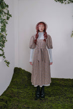 將圖片載入圖庫檢視器 Lesley Dress 綁帶洋裝 咖啡格子提花
