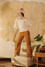 將圖片載入圖庫檢視器 Apricot Sailor Knit Top 軟呢水手領針織上衣