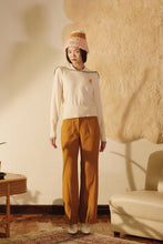 將圖片載入圖庫檢視器 Apricot Sailor Knit Top 軟呢水手領針織上衣