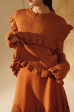 將圖片載入圖庫檢視器 Sunset Knit Sweater 純羊絨針織細節毛衣