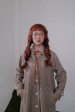 將圖片載入圖庫檢視器 Evelyn Trench Coat 咖啡格子提花 風衣